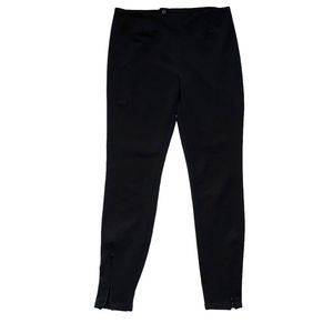 H&M Womens Medium Black High Waisted Skinny Zipper Ankle Pant